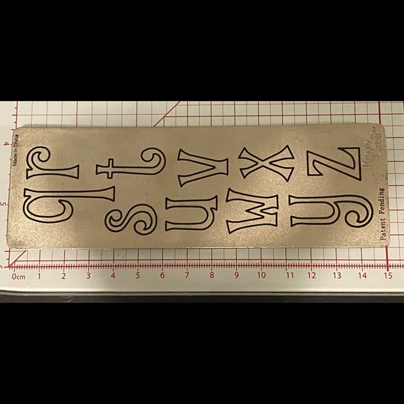 Provo Craft Alphabet Dies - Picture 5 of 5